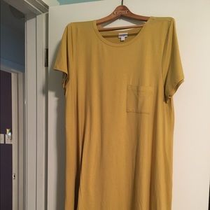 LuLaRoe Carly - 2XL (Mustard/yellow) NWOT